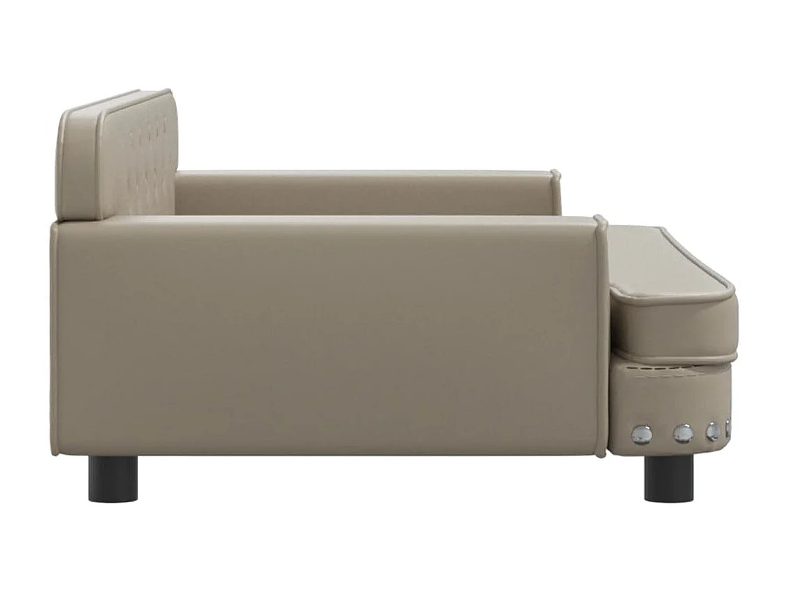 Canapé pour enfants cappuccino 90x53x30 cm similicuir FR375825