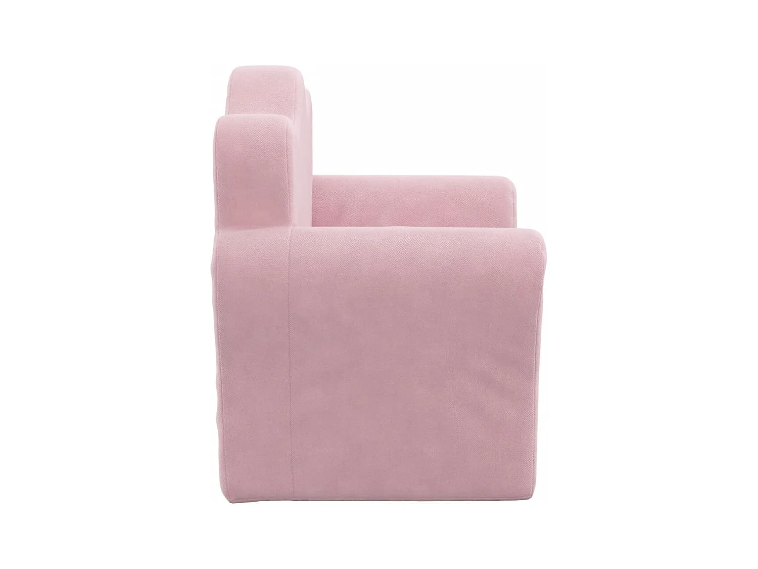 Sofá para niños felpa suave rosa ES893765