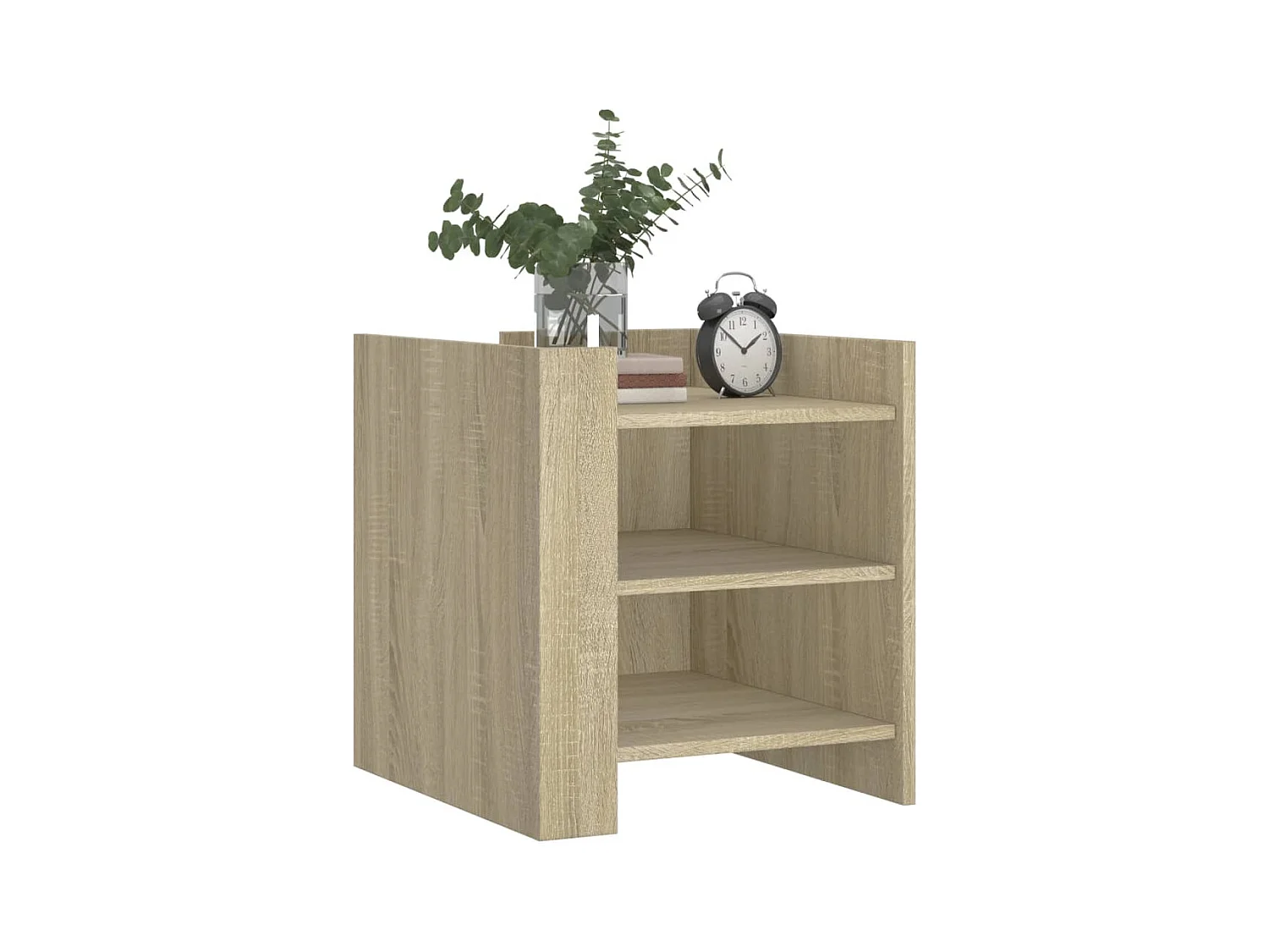 Table de chevet chêne sonoma 45x50x50 cm bois d’ingénierie FR72167