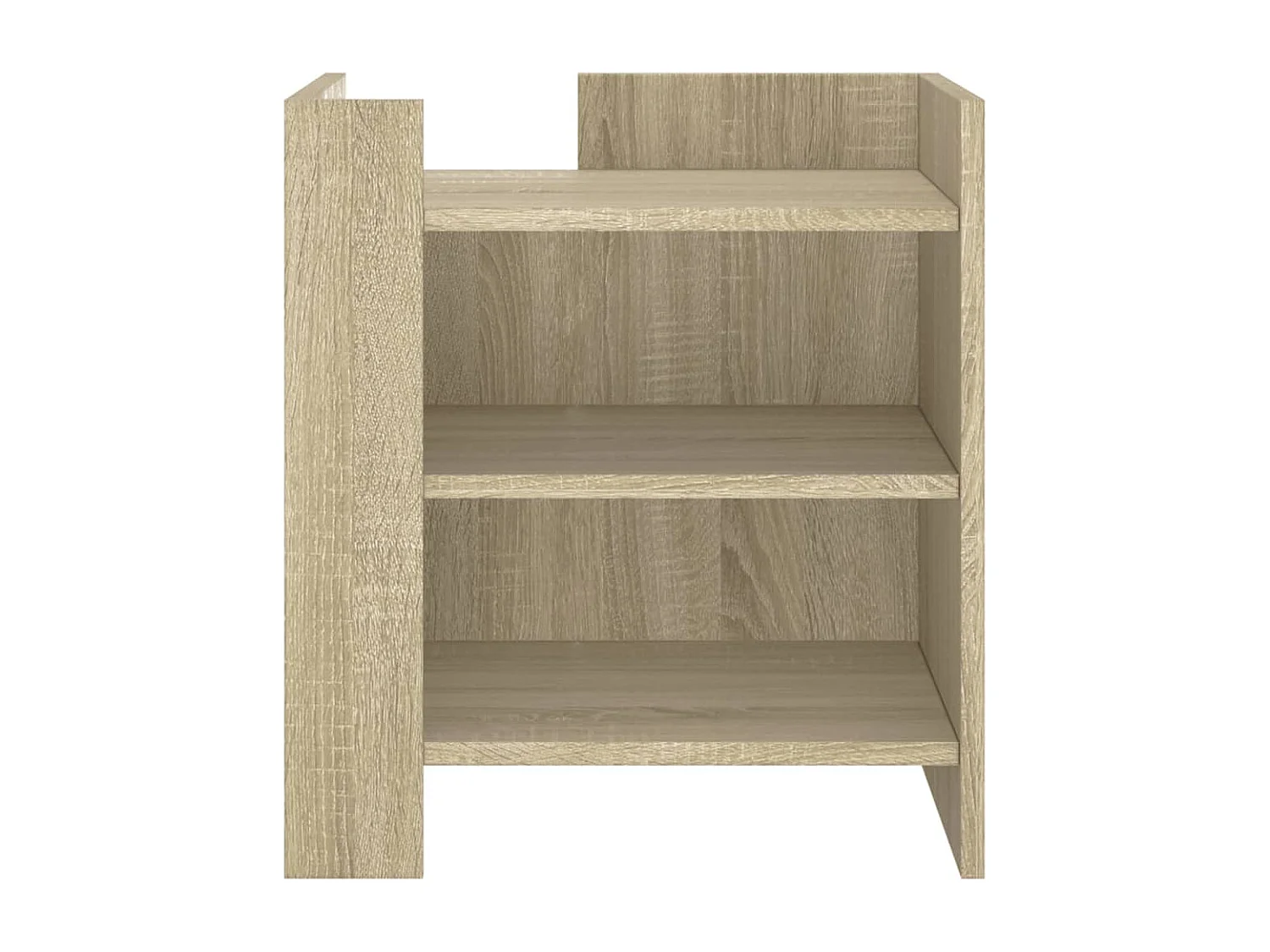 Table de chevet chêne sonoma 45x50x50 cm bois d’ingénierie FR72167