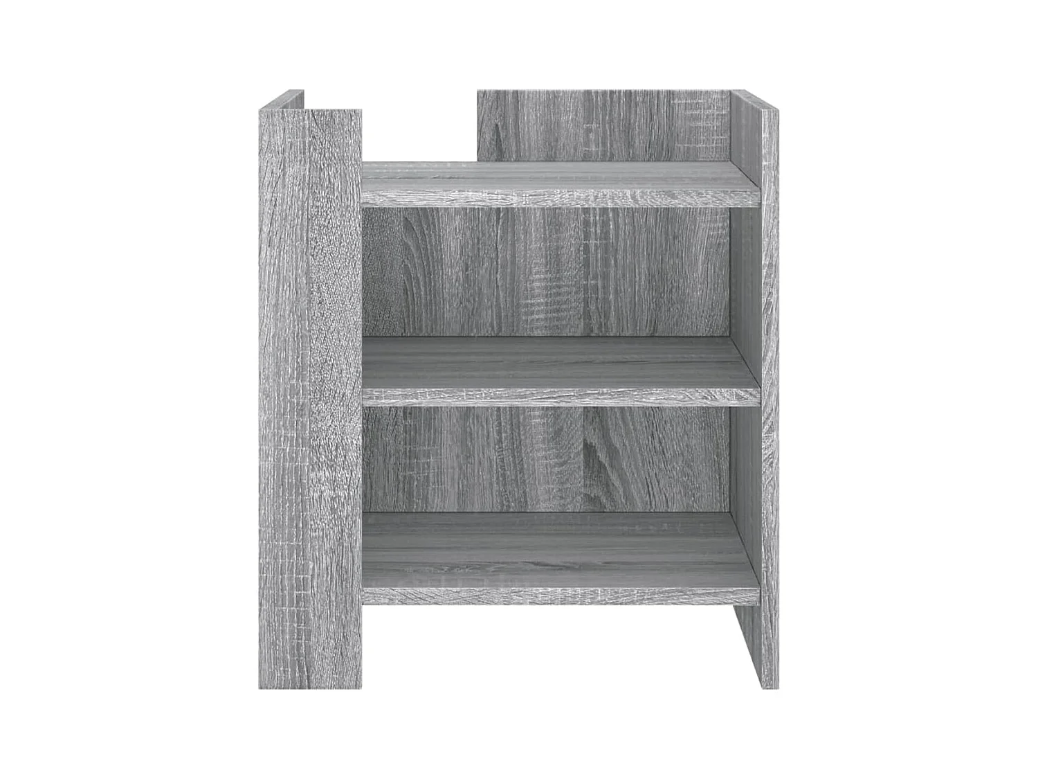 Table de chevet sonoma gris 45x50x50 cm bois d'ingénierie FR83578