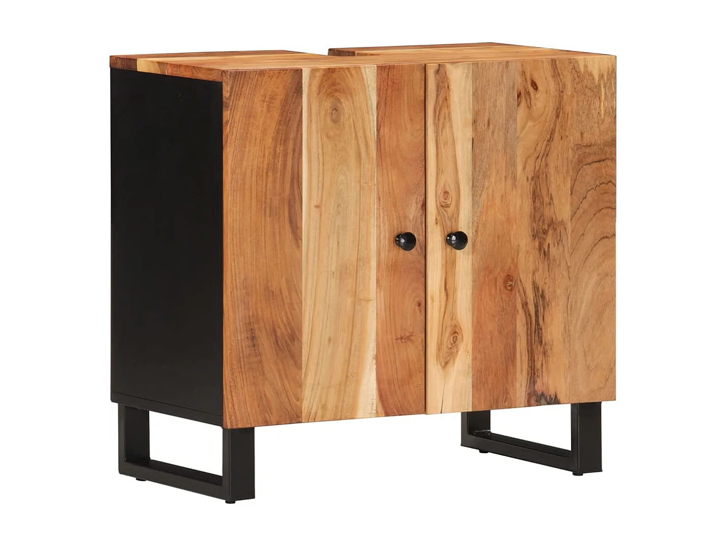 Meuble sous vasque 62x33x58 cm bois d'acacia et d'ingénierie FR57745