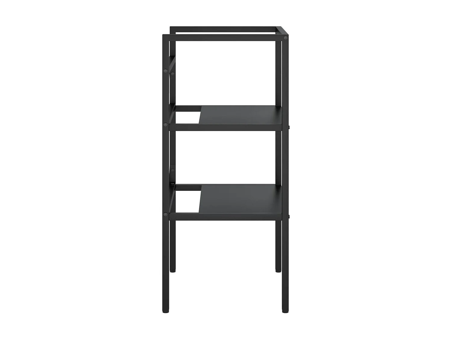 Meuble + vasque Noir 40x38x83 cm Fer FR661118