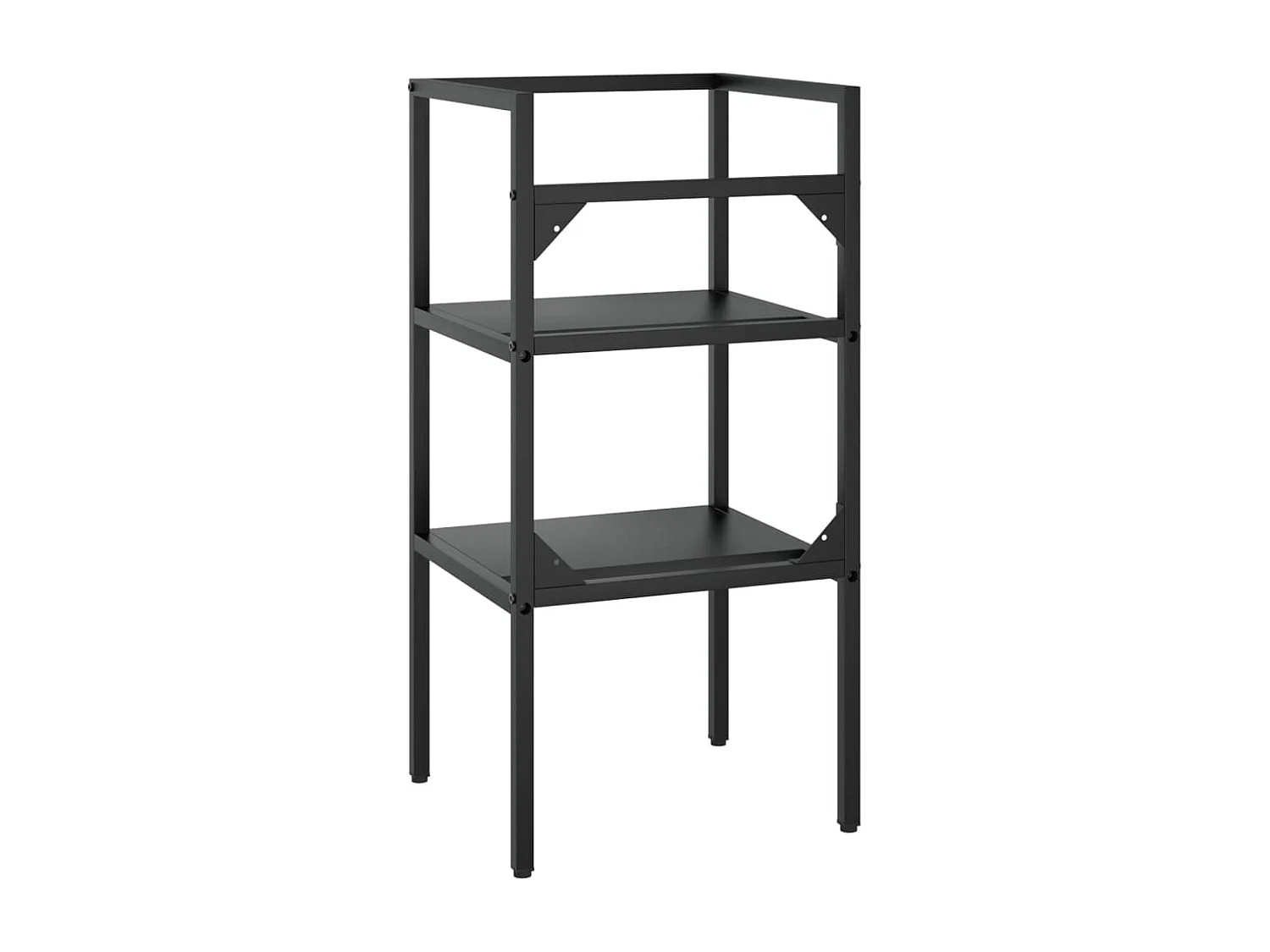 Estructura de lavabo de hierro negro 40x38x83 cm ES866784