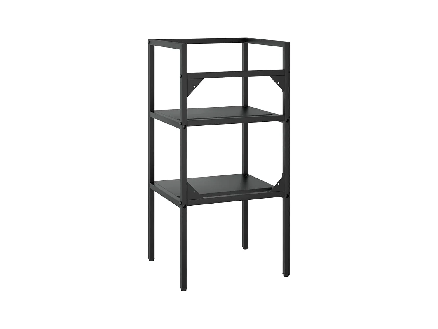 Estructura de lavabo de hierro negro 40x38x83 cm ES866784
