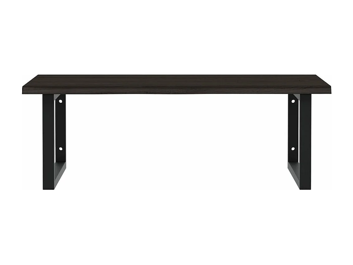 Badkamer wandschap staal en massief eikenhout BE244528