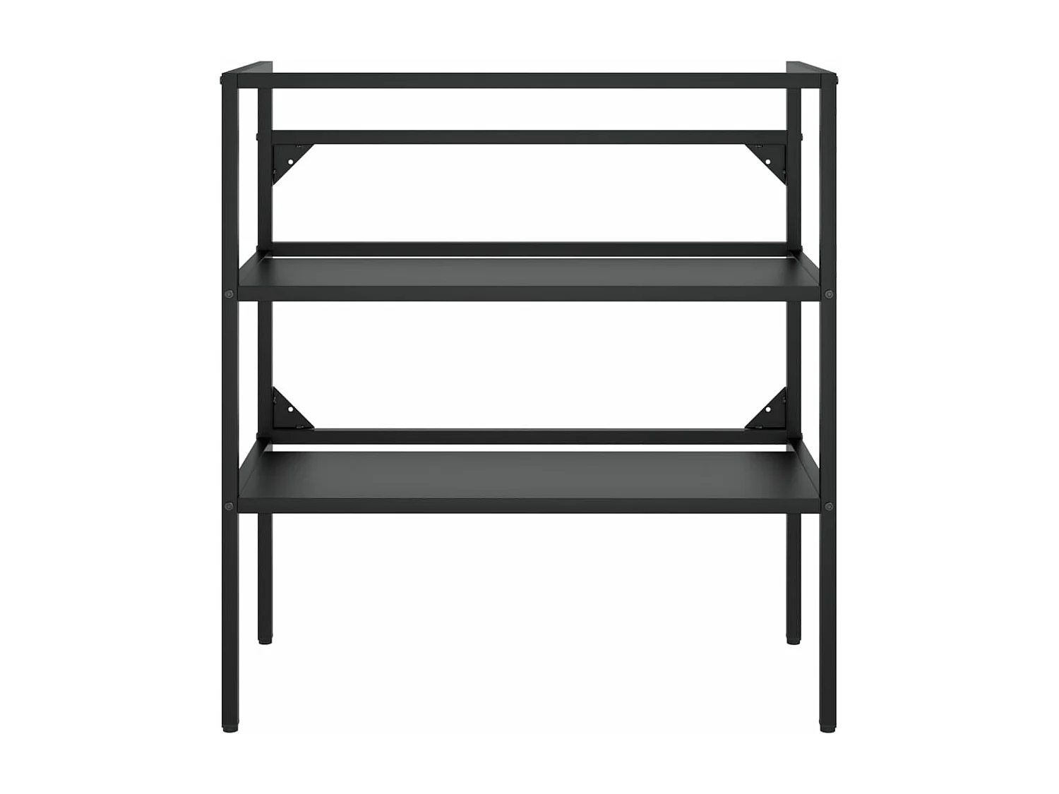 Meuble + vasque à encastrer Noir Fer FR834314