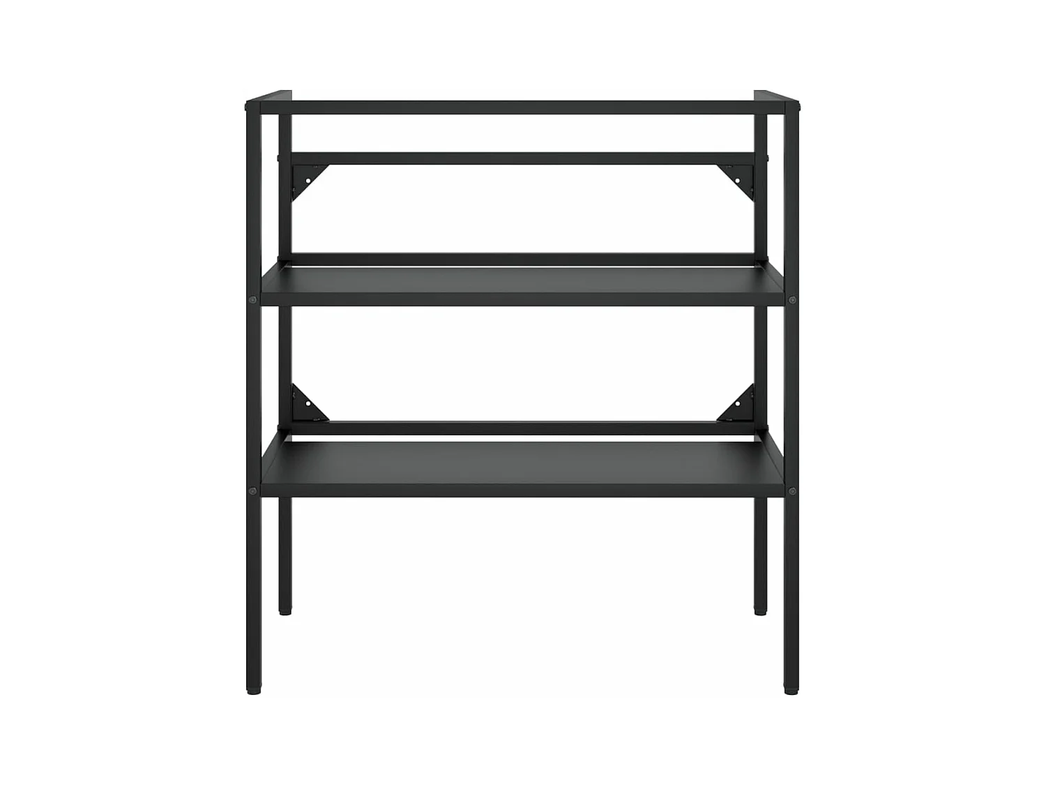 Meuble + vasque à encastrer Noir Fer FR834314