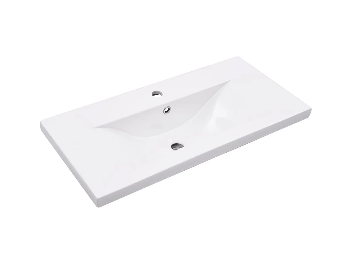 Meuble + vasque à encastrer Noir Fer FR834314