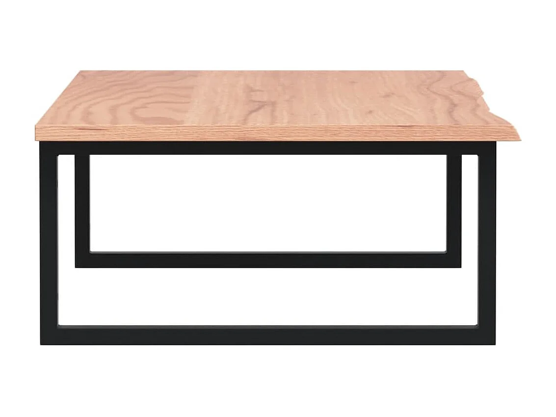 Meuble sous vasque murale acier et bois de chêne massif FR613214