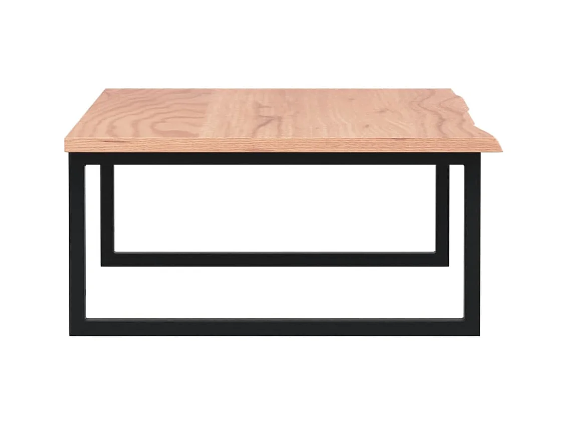Meuble sous vasque murale acier et bois de chêne massif FR613214