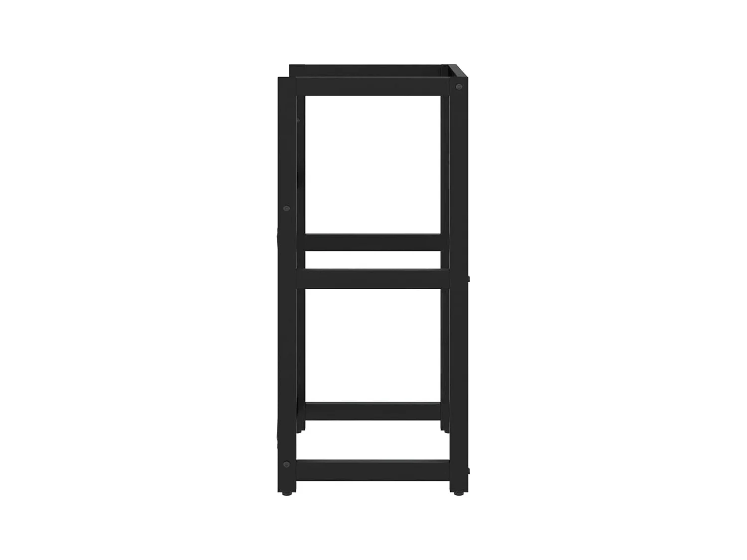 Meuble + vasque Noir 40x38x83 cm Fer FR642799