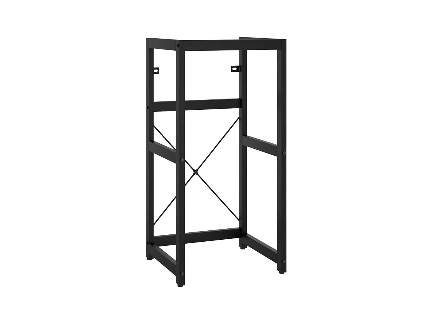 Estructura de lavabo de hierro negro 40x38x83 cm ES413935
