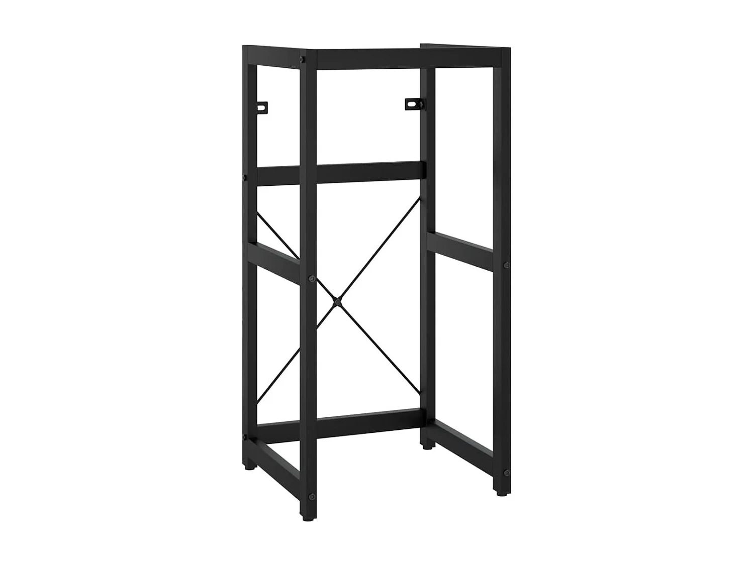 Estructura de lavabo de hierro negro 40x38x83 cm ES413935