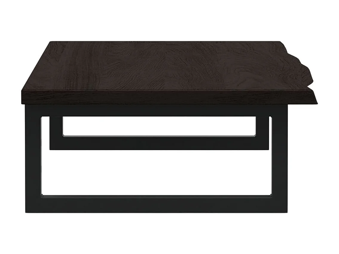 Prateleira de parede p/ lavatório aço/madeira carvalho maciça PT576879