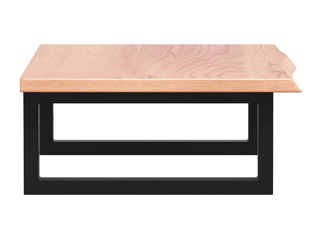 Badkamer wandschap staal en massief eikenhout BE455884