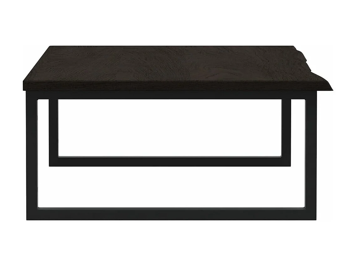 Meuble sous vasque murale acier et bois de chêne massif FR124750