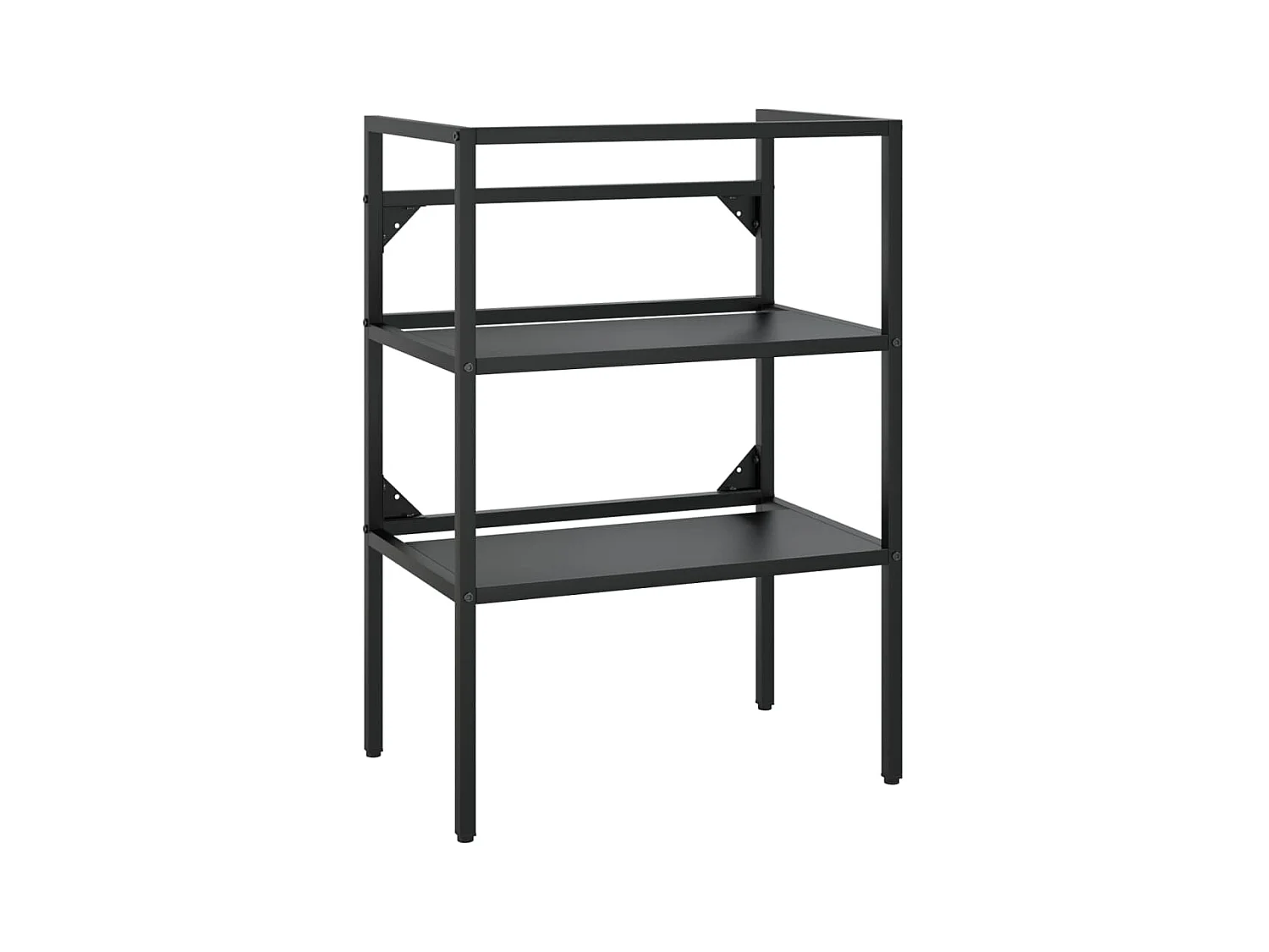 Meuble + vasque à encastrer Noir Fer FR768802