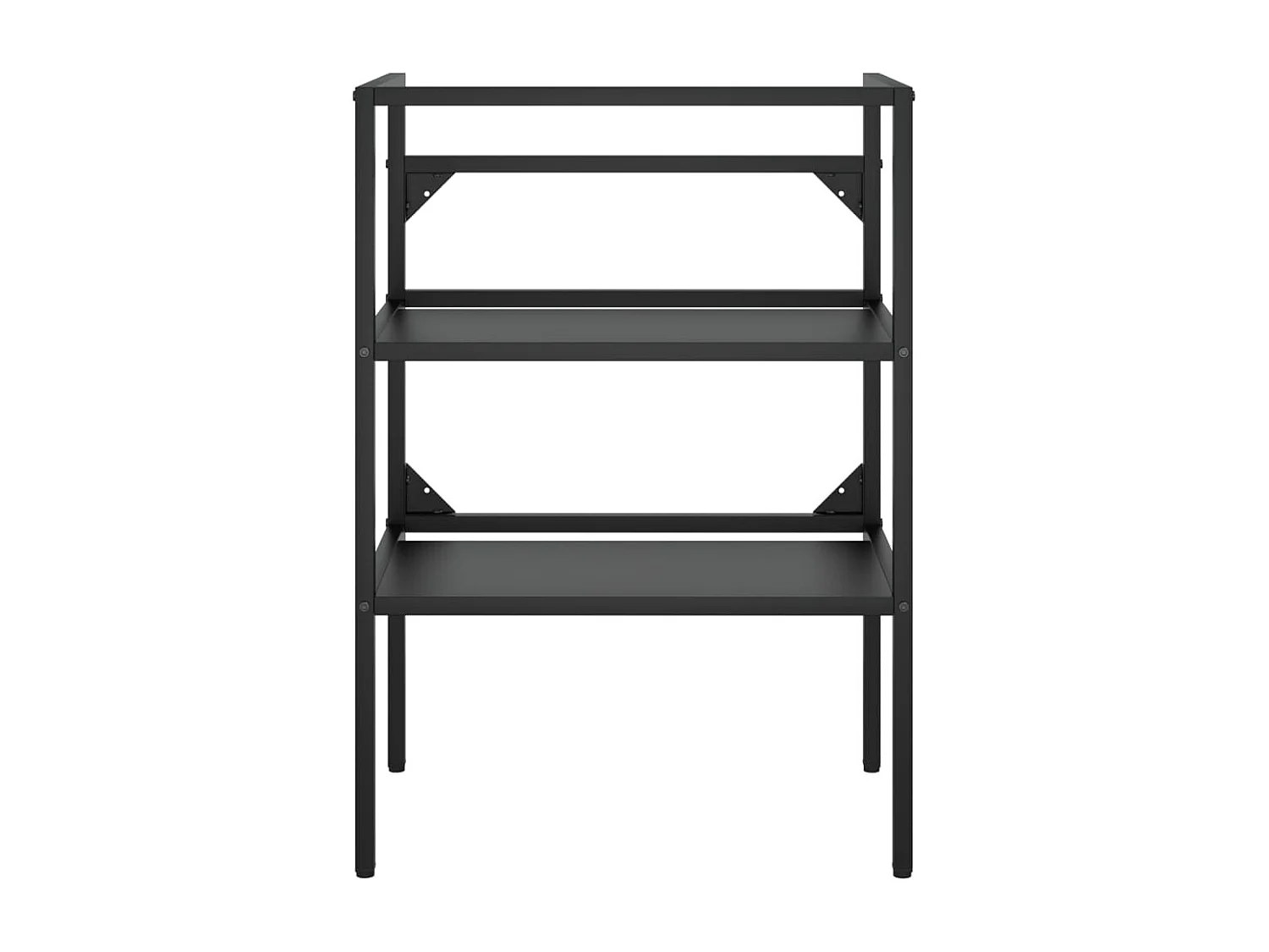 Estructura de baño con lavabo incorporado hierro negro ES902018