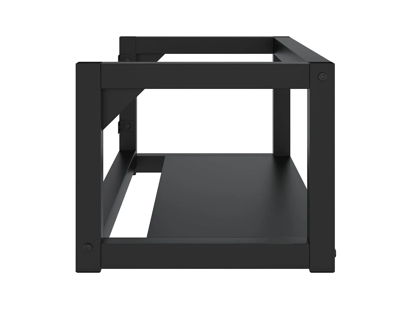 Meuble + vasque mural Noir 79x38x31 cm Fer FR331880