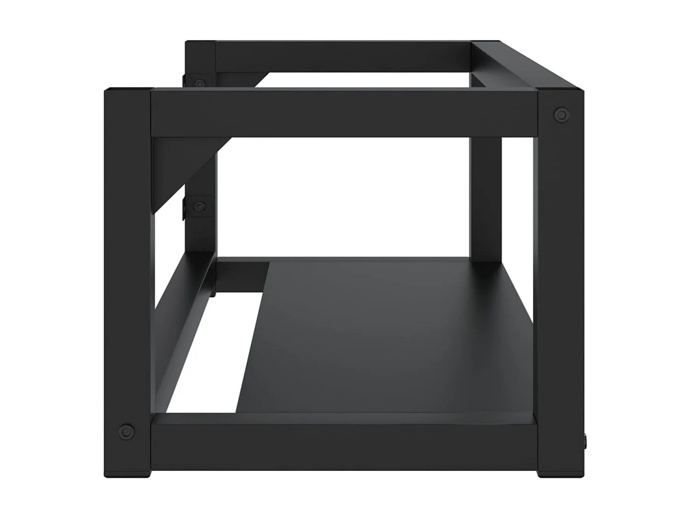 Meuble + vasque mural Noir 79x38x31 cm Fer FR331880