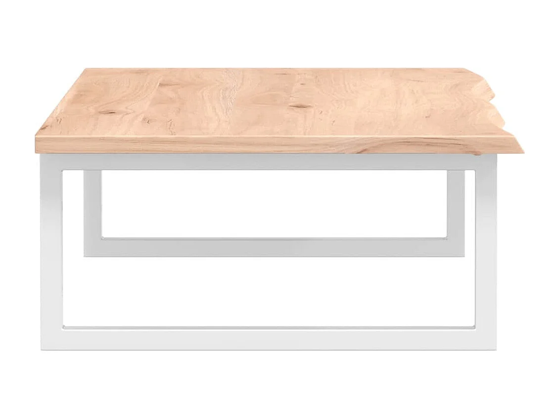 Estante de lavabo de pared de acero y madera maciza de roble ES508686