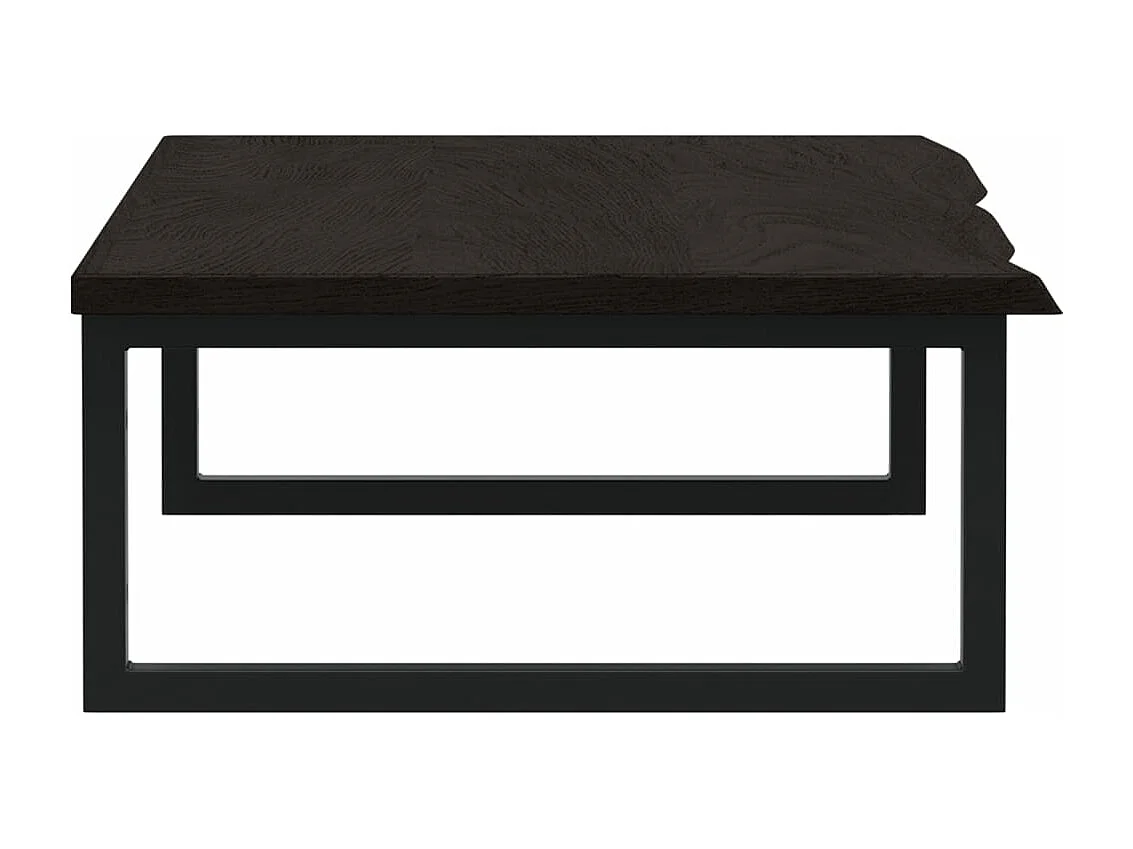 Estante de lavabo de pared de acero y madera maciza de roble ES214401