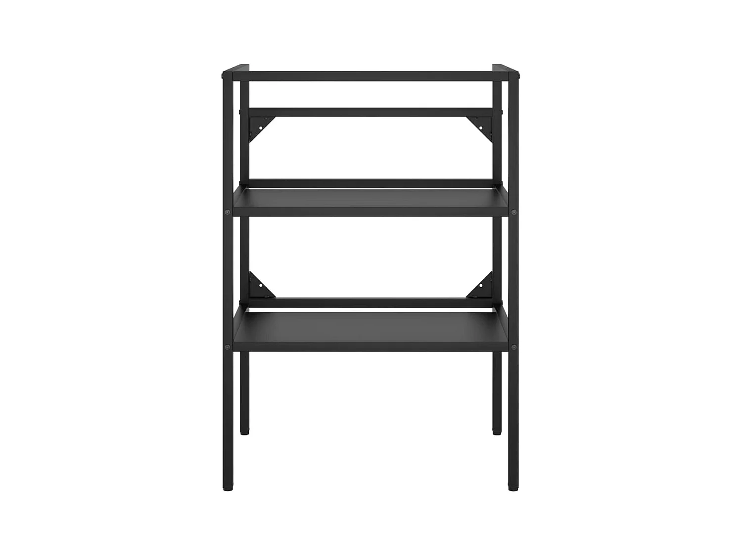 Meuble + vasque Noir 59x38x83 cm Fer FR100734