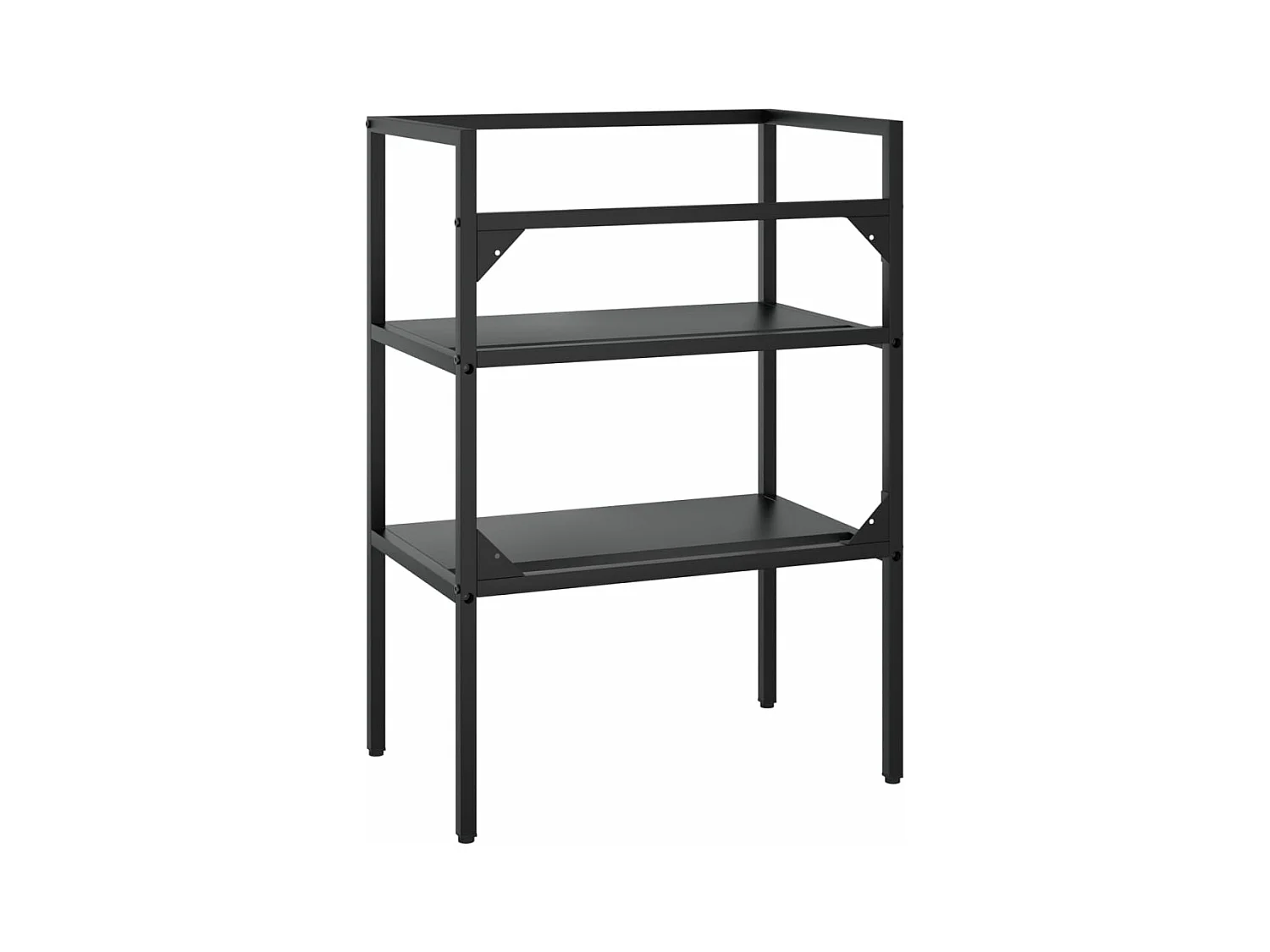 Meuble + vasque Noir 59x38x83 cm Fer FR100734