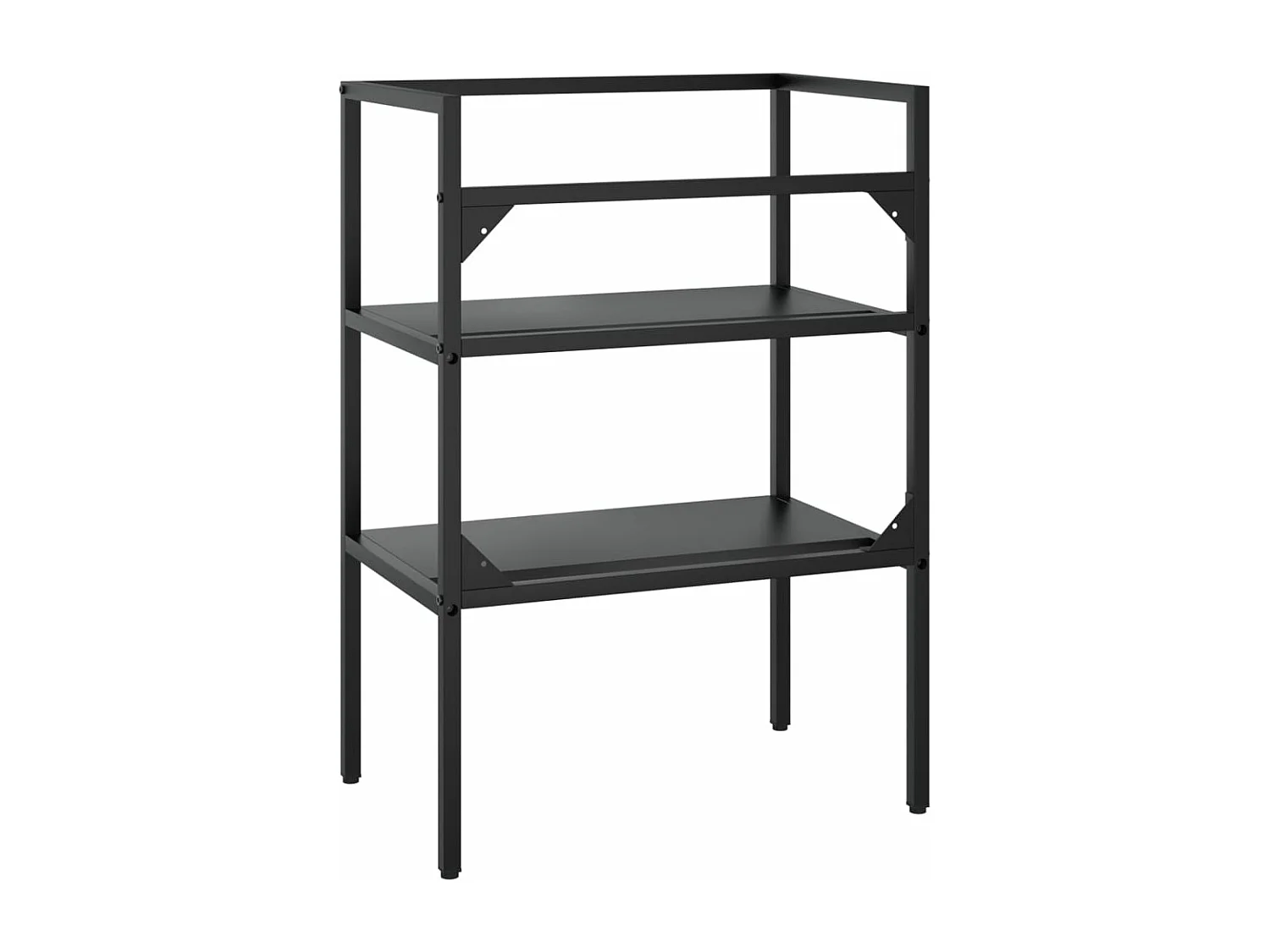 Meuble + vasque Noir 59x38x83 cm Fer FR100734