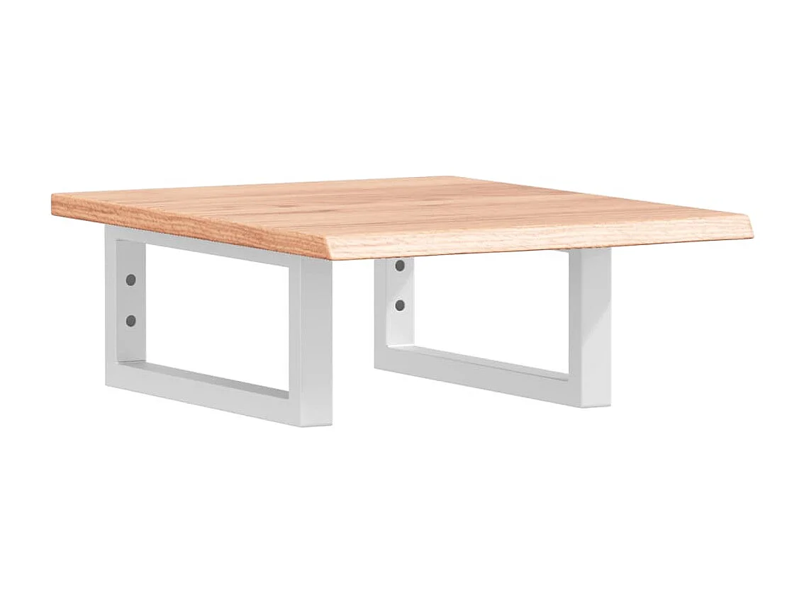 Badkamer wandschap staal en massief eikenhout BE103270