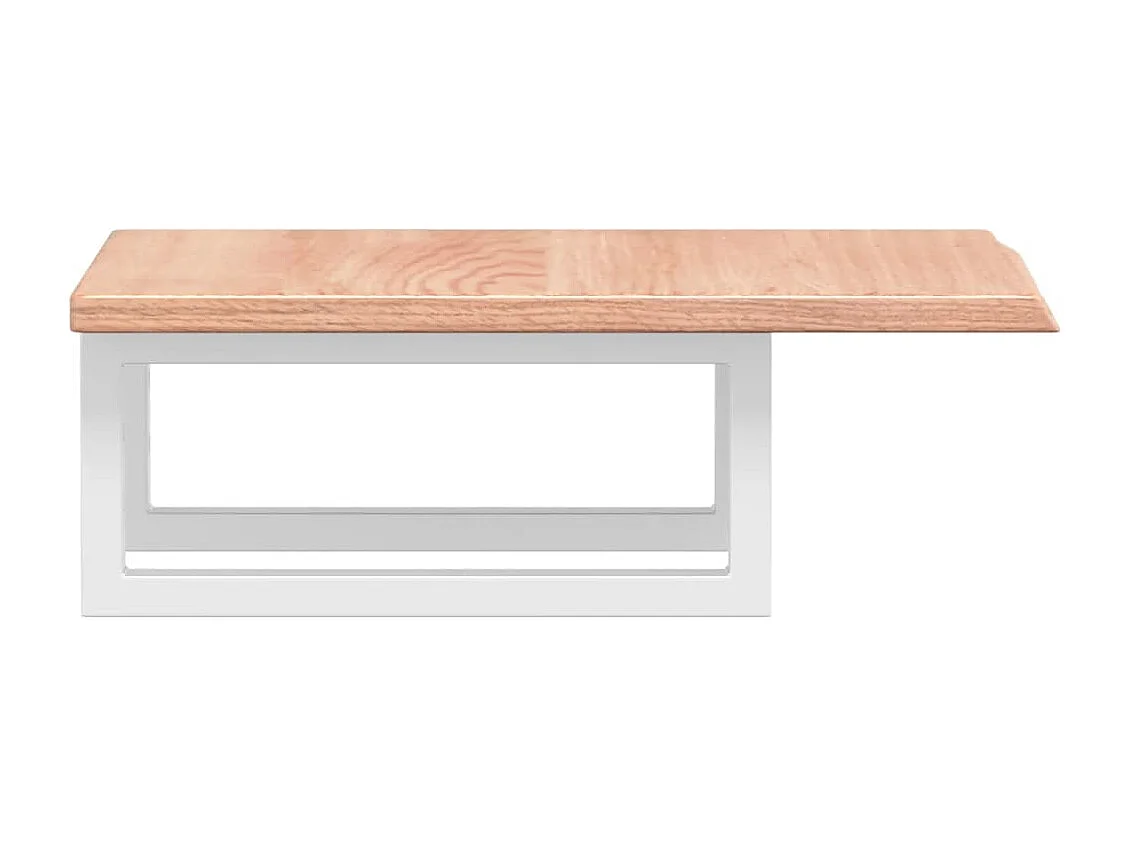 Badkamer wandschap staal en massief eikenhout BE103270