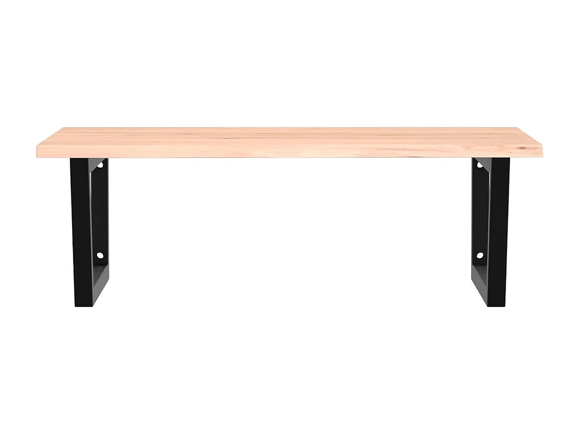 Badkamer wandschap staal en massief eikenhout BE936720