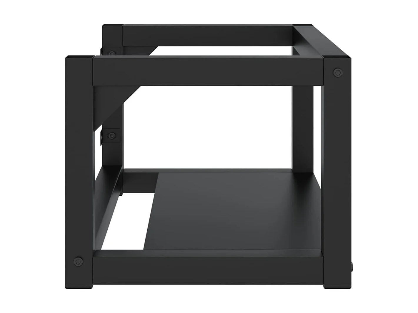 Meuble + vasque mural Noir 59x38x31 cm Fer FR663704