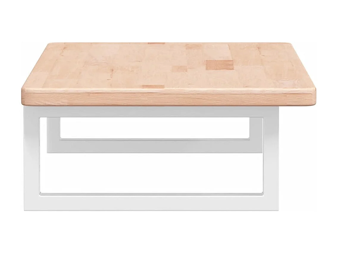 Prateleira de parede p/ lavatório aço/madeira carvalho maciça PT248880