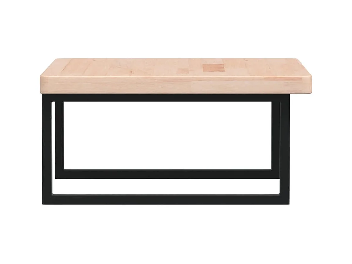 Prateleira de parede p/ lavatório aço/madeira carvalho maciça PT165389