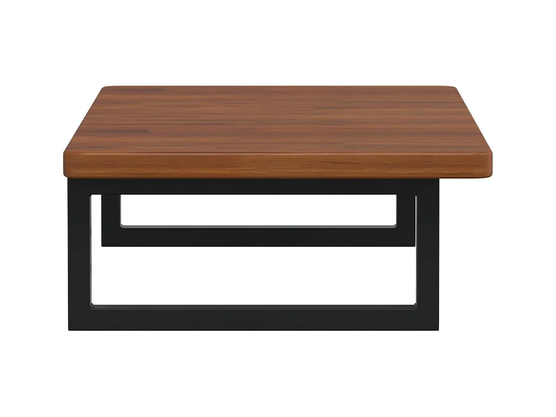 Prateleira de parede p/ lavatório aço/madeira carvalho maciça PT858773