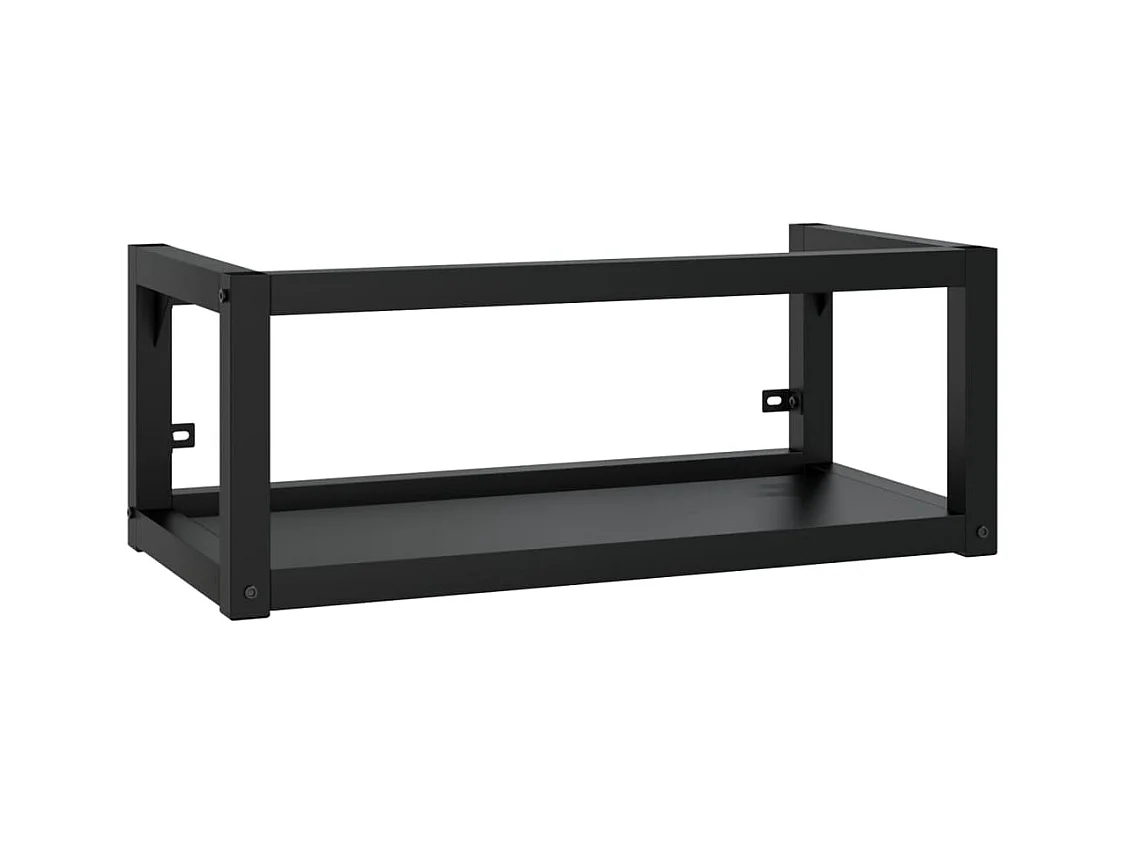 Wastafelframe met inbouwwastafel ijzer zwart BE545456