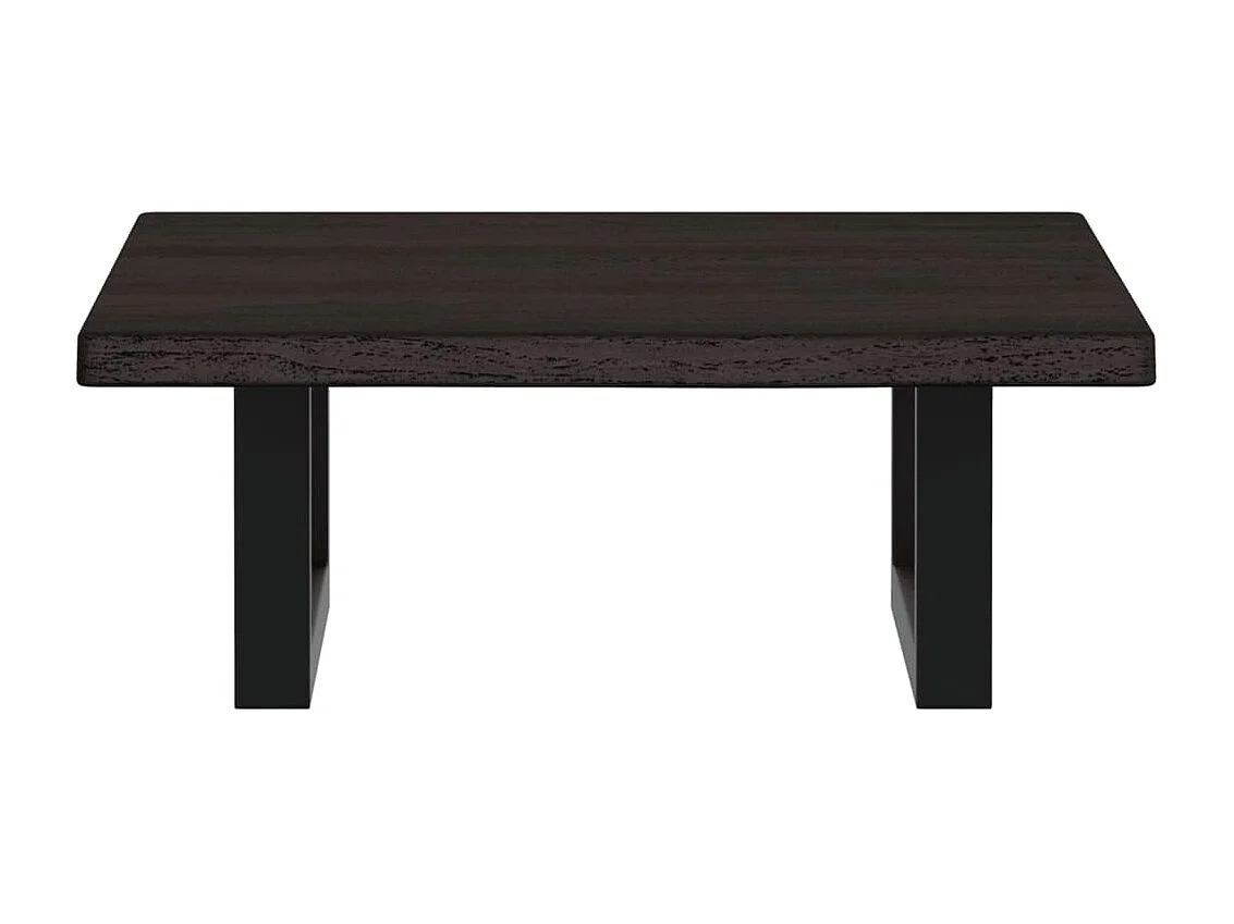 Meuble sous vasque murale acier et bois de chêne massif FR390588