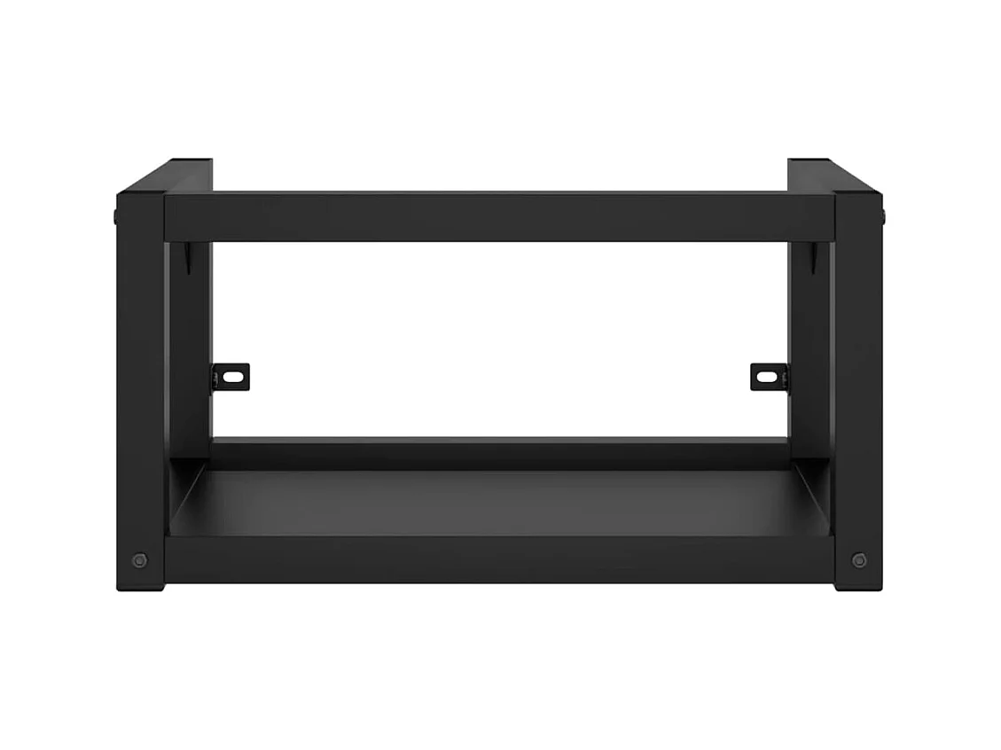 Estructura de lavabo suspendido hierro negro 40x38x31 cm ES859215