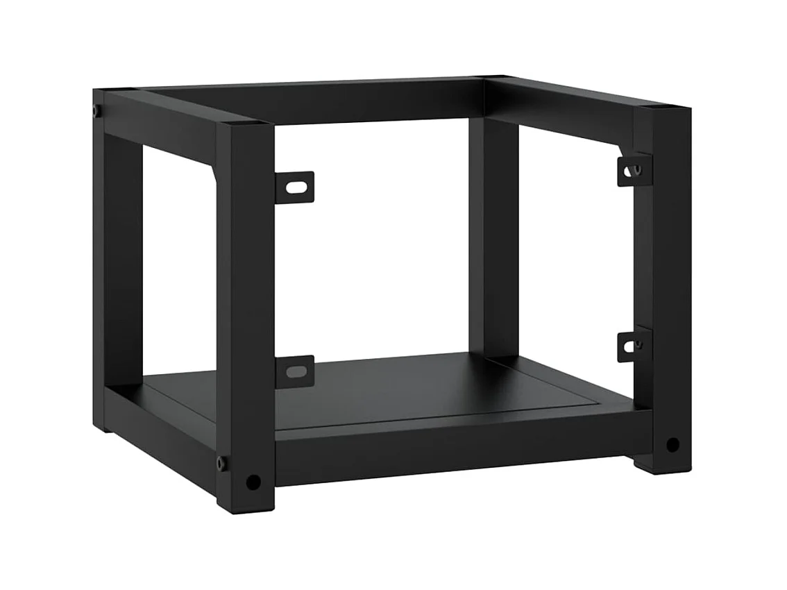 Estructura de lavabo suspendido hierro negro 40x38x31 cm ES859215