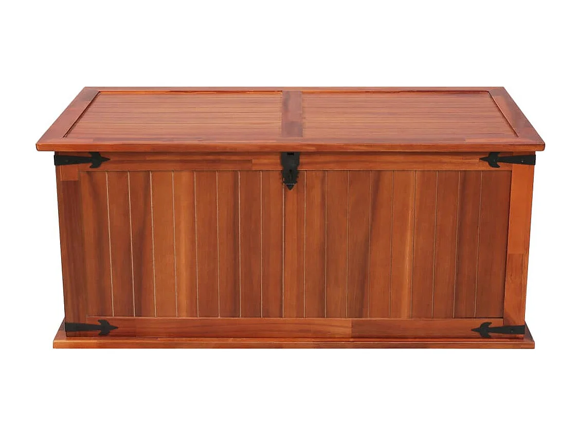 Opbergkist 79x34x32 cm massief acaciahout BE812886