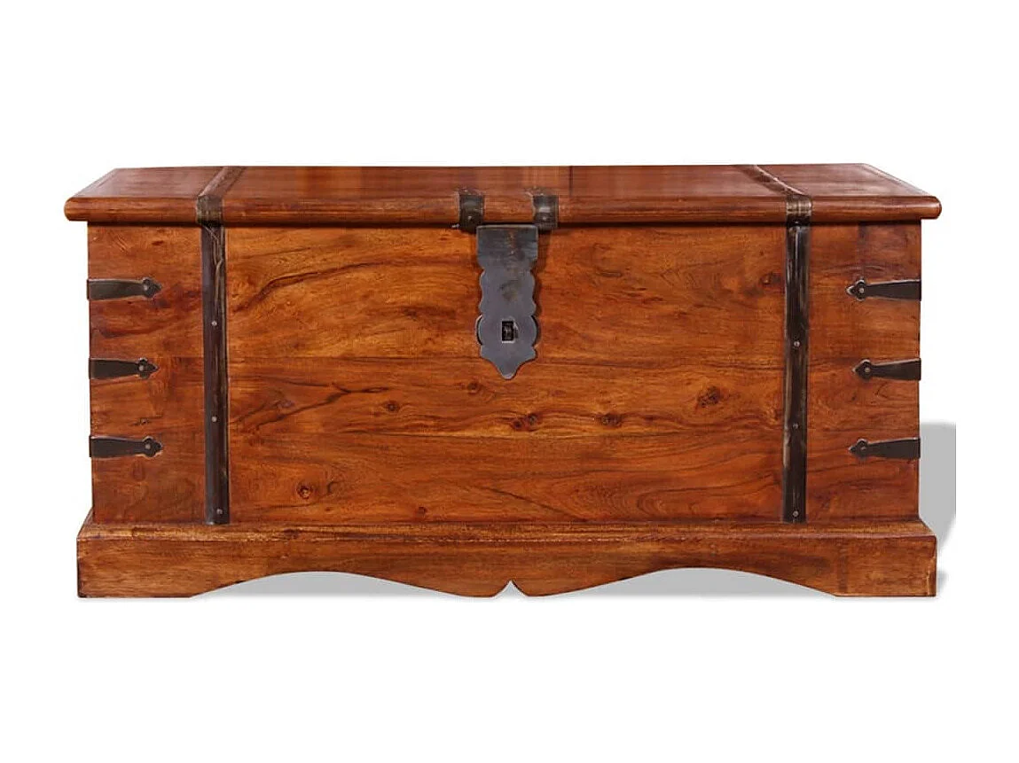 Coffre de rangement Bois massif FR251979