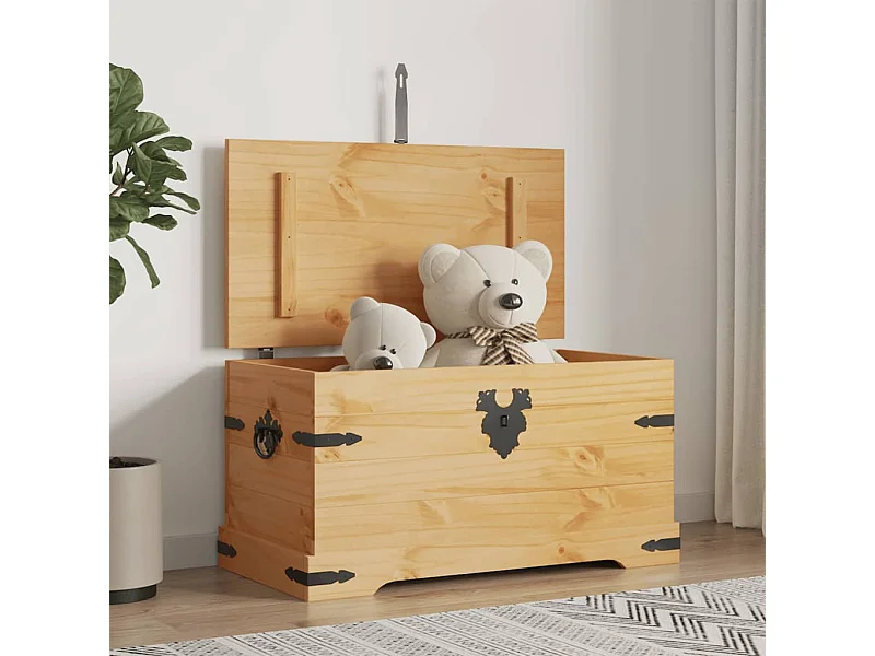 Coffre de rangement Pin mexicain Gamme Corona 91x49,5x47 cm FR353826