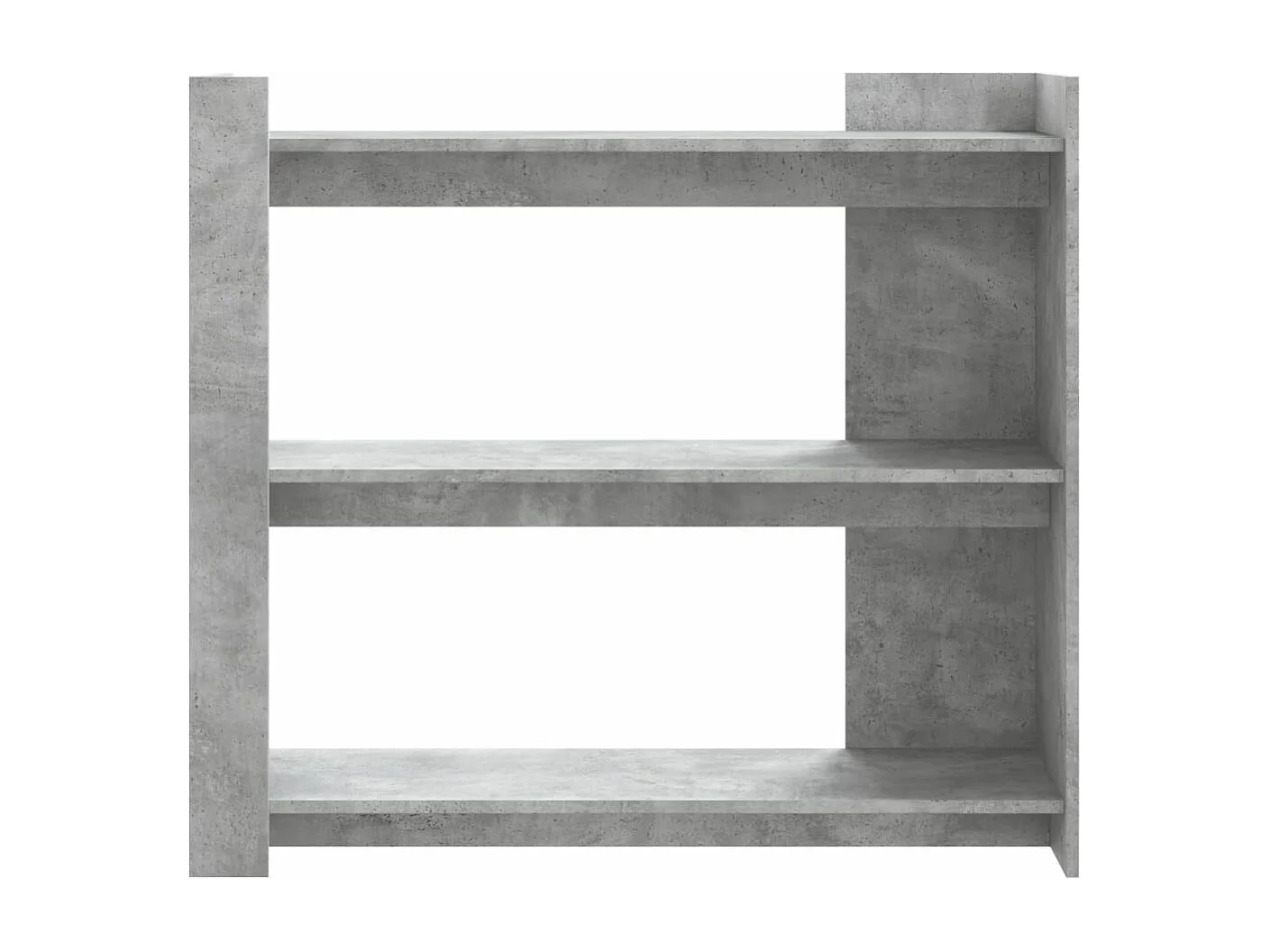 Table console gris béton 100x35x90 cm bois d'ingénierie FR789189