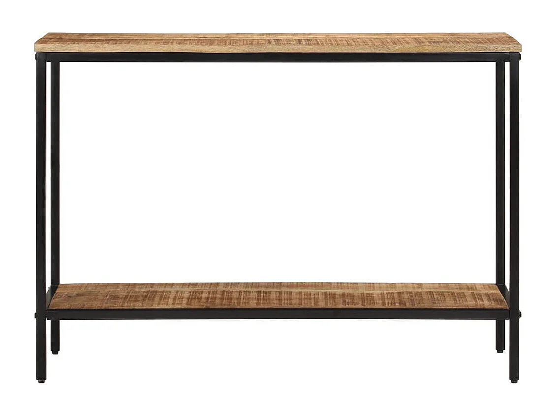 Table console 100x35x70 cm bois de manguier massif brut FR616006