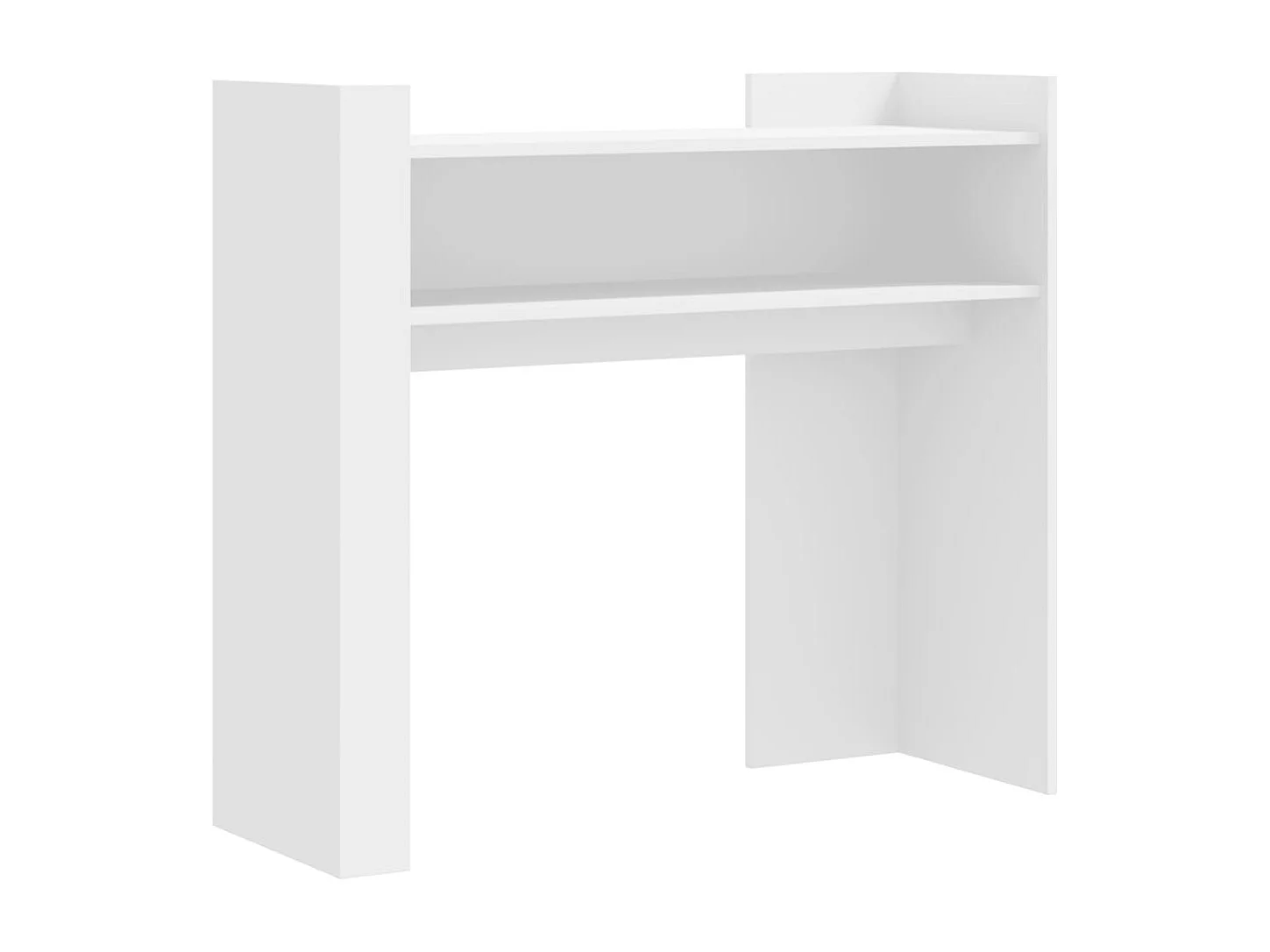 Mesa consola 100x35x90 cm derivados de madeira branco PT674499