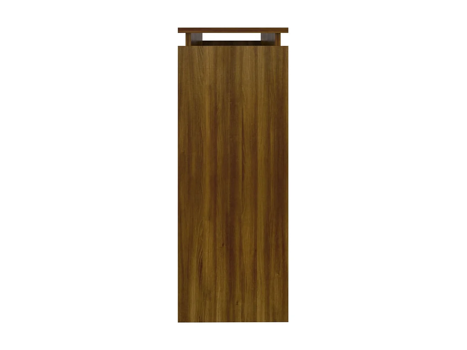 Mesa consola madera contrachapada roble marrón 102x30x80 cm ES293279