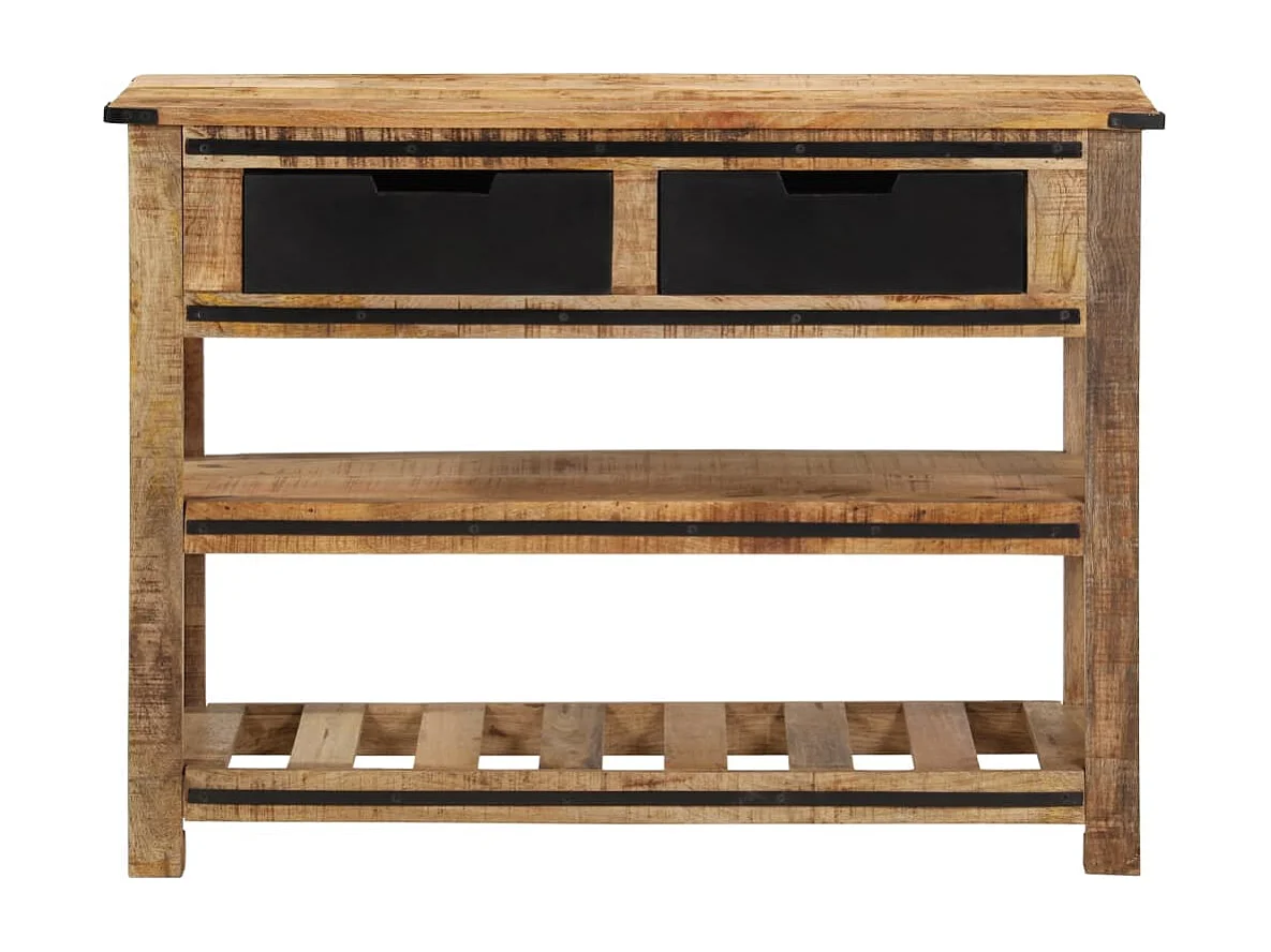 Table console 100x35x75 cm bois de manguier massif FR443860