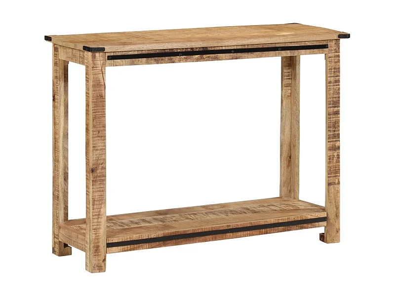 Mesa consola 100x35x75 cm madeira de mangueira maciça PT677735